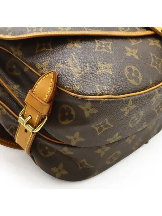 Louis Vuitton Monogram Saumur 30 Shoulder Bag Messenger Crossbody - Picture 3 of 9